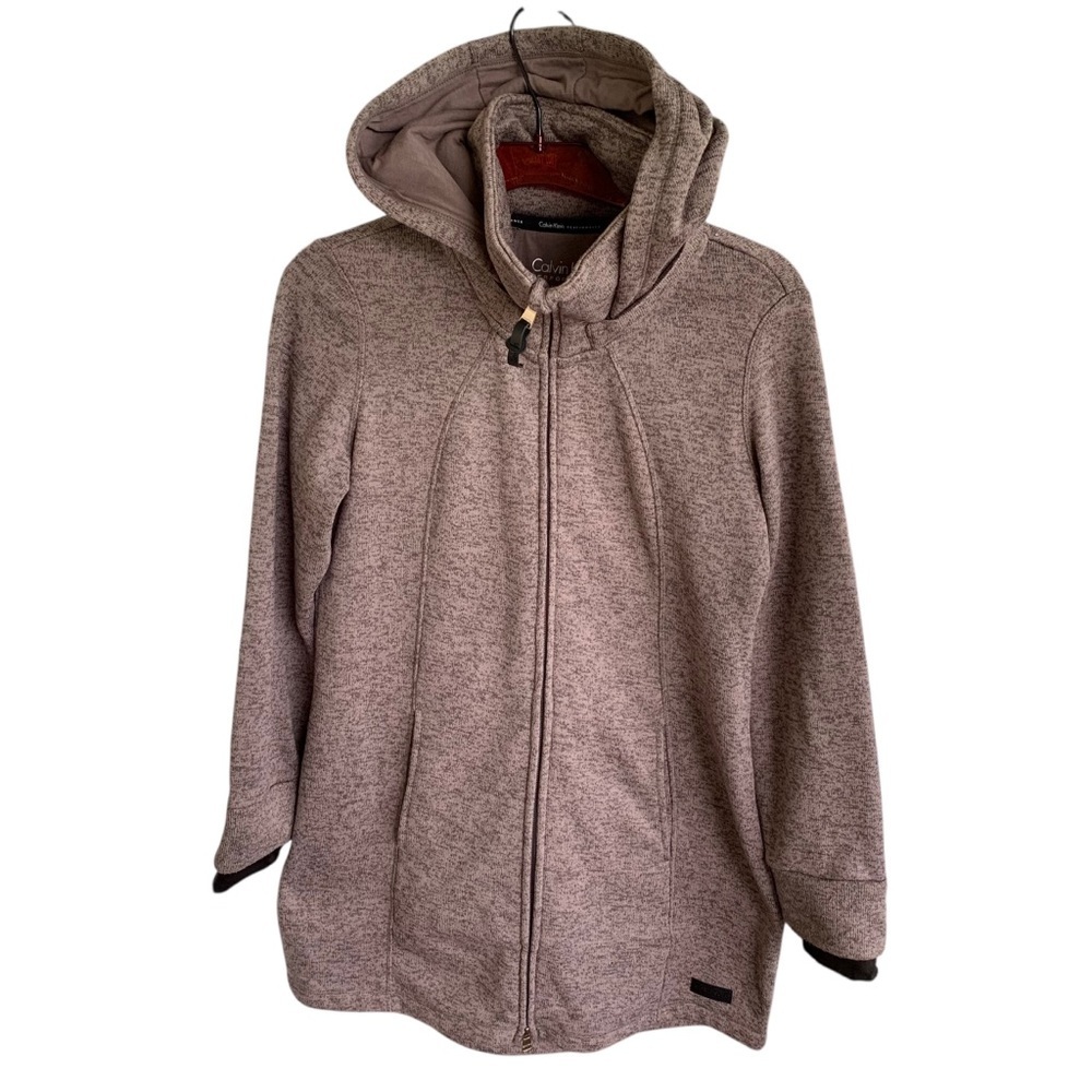Calvin Klein Performance Zip Hooded Jacket Coat Size Medium